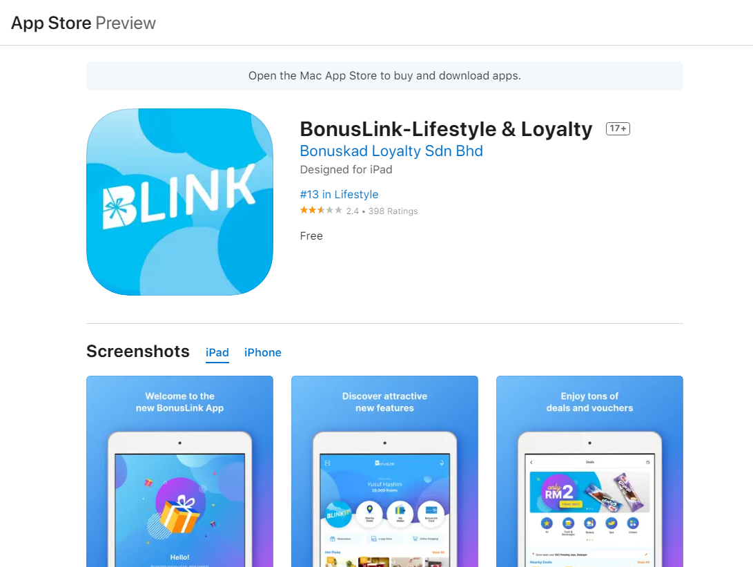 Bonuslink App 更多赚积分的方法!在Shopee消费也可累积BonusLink积分,最高消费RM1可赚7分!