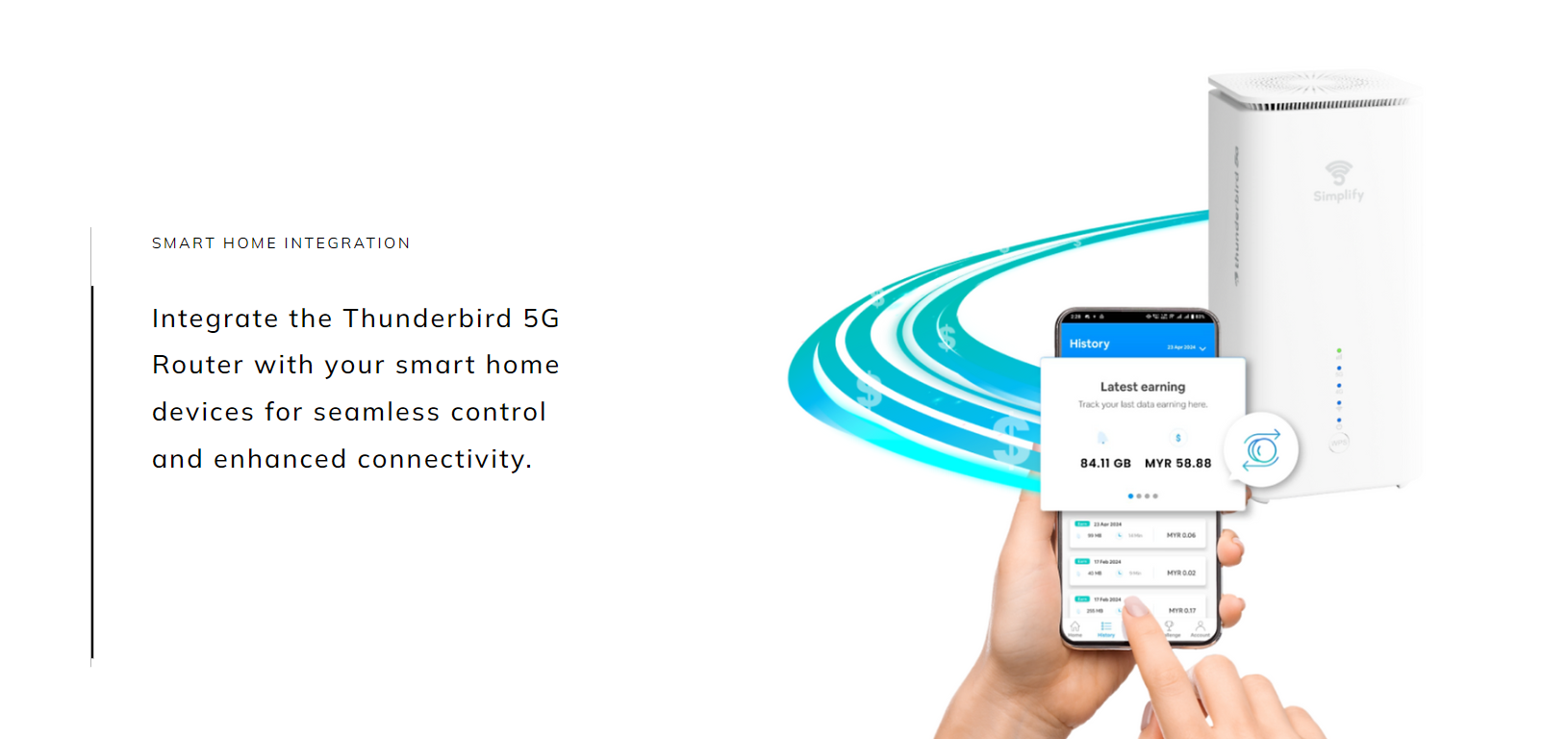 Simplify 5g Router Simplify Thunderbird 5G路由器发布:4.7Gbps网速、可卖网络赚钱,售RM1299! - Zing Gadget